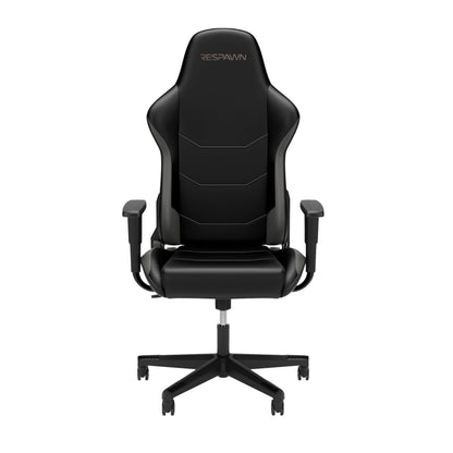 RESPAWN 110 Ergonomic Gaming Chair - Racing Style High Back PC Computer Desk Office Chair - 360 Swivel, Integrated Headrest, 135 Degree Recline with Adjustable Tilt Tension & Angle Lock - 2023 Grey