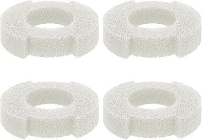 Pawfly 4 Pack Aquarium Bio-Sponge Filter Replacement Sponges White Foam for This Small 5 Gallon Sponge Filter