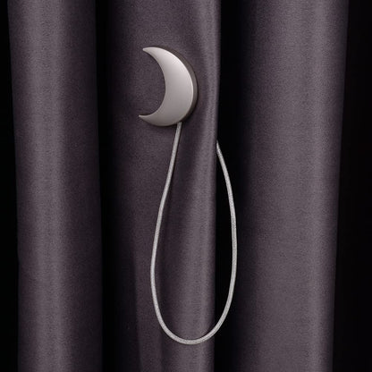 Sorfia Curtain Tiebacks, 2 Pack Magnetic Curtain Tiebacks Moon Curtain tie Back Curtain holdbacks Magnetic Curtain Clips Curtain tie Backs Curtain Clips Holder for Window Draperies Hold Curtains Drape