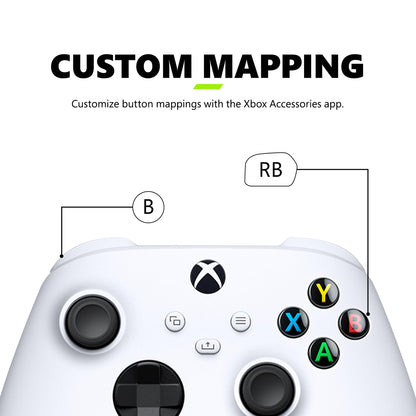 Xbox Wireless Gaming Controller (2025) – Robot White – Play on Xbox, Windows, Android, iOS, FireTV Sticks, Smart TVs, VR Headsets