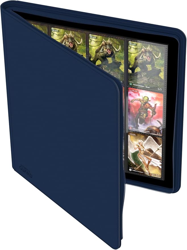 Ultimate Guard Zipfolio 480 – 24 Pocket XenoSkin (Quadrow) Blue