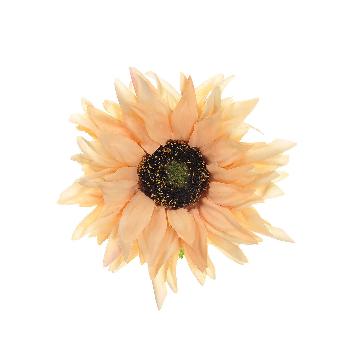SUQ I OME 2 Pack of Rustic Big Diameter 7.08inch Artificial Sunflower Curtain Clips Curtain Tiebacks Accessory Curtain Holder Curtain Holdbacks for Home Office Decoration,Light Yellow
