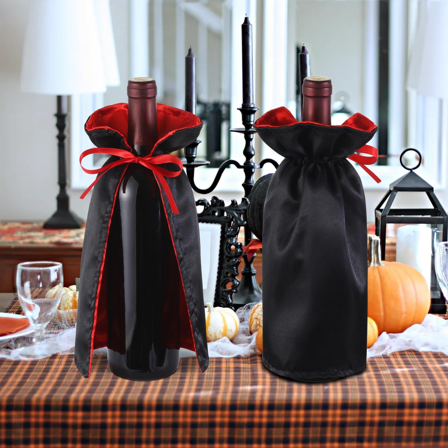 SIRIPHUM Dracula Vampire Wine Holder - Halloween Decoration, Party & Fall Hostess Gift (2), JPD002