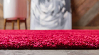 Unique Loom Solo Collection Area Rug - Calabasas (3' 3" x 5' 3" Rectangle, Red)
