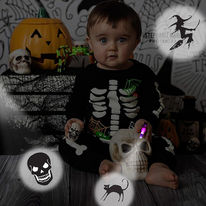 Halloween Party Favors for Kids 36 PCS LED Finger Lights, Halloween Glow in the Dark Light Up Toys Bulk Halloween Goodie Bags Fillers Treats for Classroom Prizes Party Supplies Trick or Treat Gifts