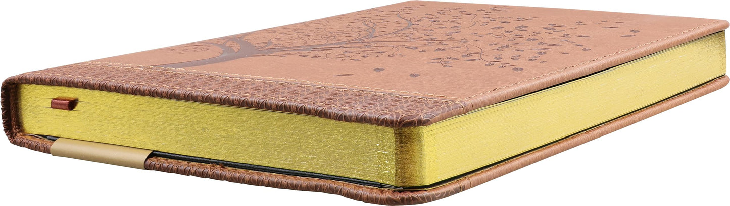 PETER PAUPER PRESS Tree of Life Artisan Journal (Vegan Leather Notebook)