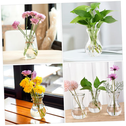 BESTOYARD 5pcs Glass Vases for Flowers Terrarium Decor Centerpieces for Indoor Plants Bud Vases