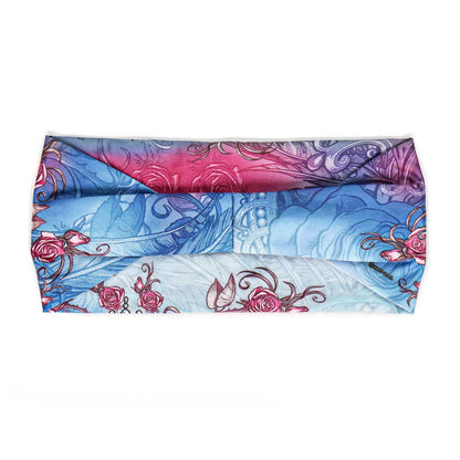 Milwaukee Leather | Bling Designed Wide Headbands-Headwraps for Women Biker Bandana - One Size
