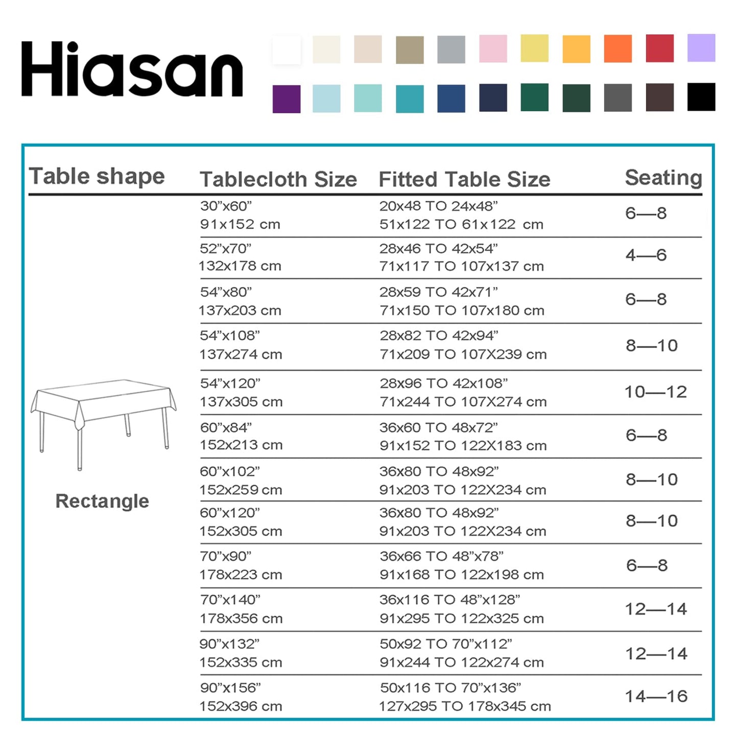 Hiasan Pumpkin Orange Rectangle Tablecloth - Waterproof Washable Polyester Fabric Table Cloth for Buffect Dining Birthday Party Wedding, 70 x 90 Inch