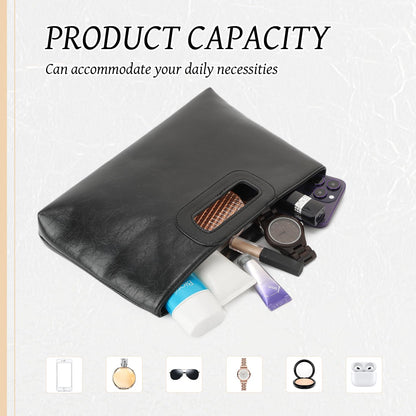 Freie Liebe Clutch Purses for Women PU Leather Evening Clutch Bag Fashion Handbags for Wedding, Cocktail, Prom with Chain