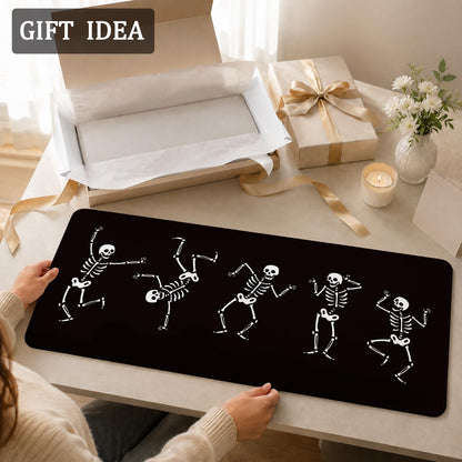 gsgfdshf Dark Gothic Halloween Skeleton Large Mouse Pad 31.5x15.7 ins