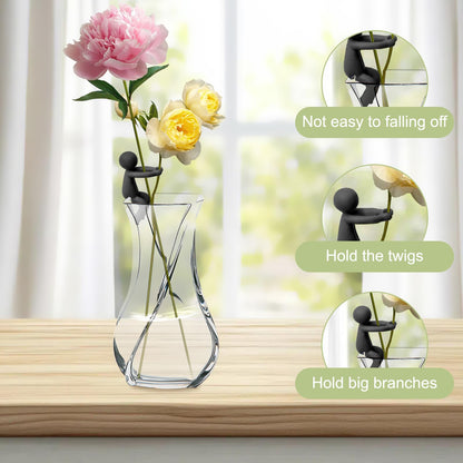 BlissfulSGDM Plant Propagation Buddy, 6pcs Plant Propagation Holder, Plant Cutting Holder Plant Support for Sprouts, Propagation Buddy for Indoor Gardens Or for Stems, Shoots and Cuttings