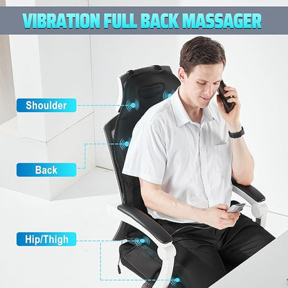 Back Massager with Heat for Pain Relief Deep Tissue, Portable Massage Chair Cushion and Seat Pad for Office, Gifts for Men & Women for Home Use