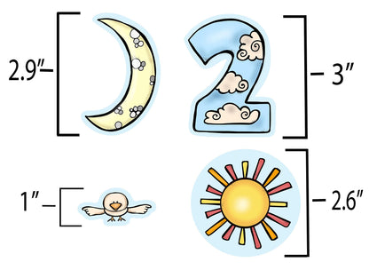 Days of Creation 23 PRECUT Felt Figure for Bible Felt/Flannel Board Stories Story Set Lesson Guide Activity Pages (Small)