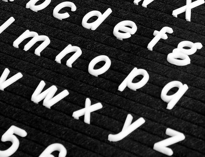 G GAMIT Letters Set - Pre-Cut 390pcs Lowercase Letters Only (No Board Included)