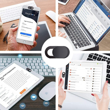 Natipo Webcam Cover Slide, Upgrade Ultra-Thin Camera Covers Compatible for Laptop Apple MacBook iPad Pro iMac Cell Phone -Protect Your Privacy Security(6-Pack)