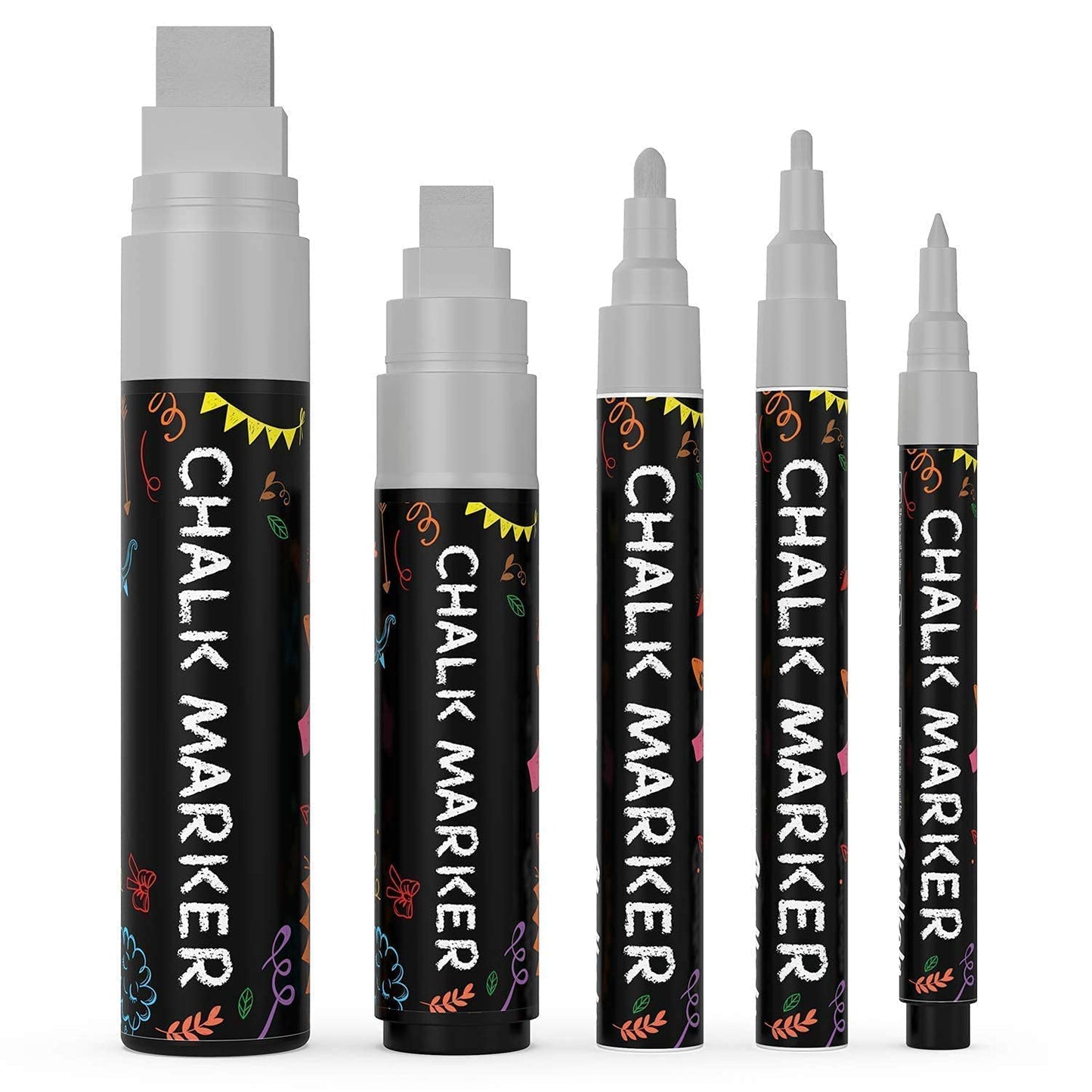 Chalkola Artist Bundle - 5 Black Variety + 5 Silver Variety