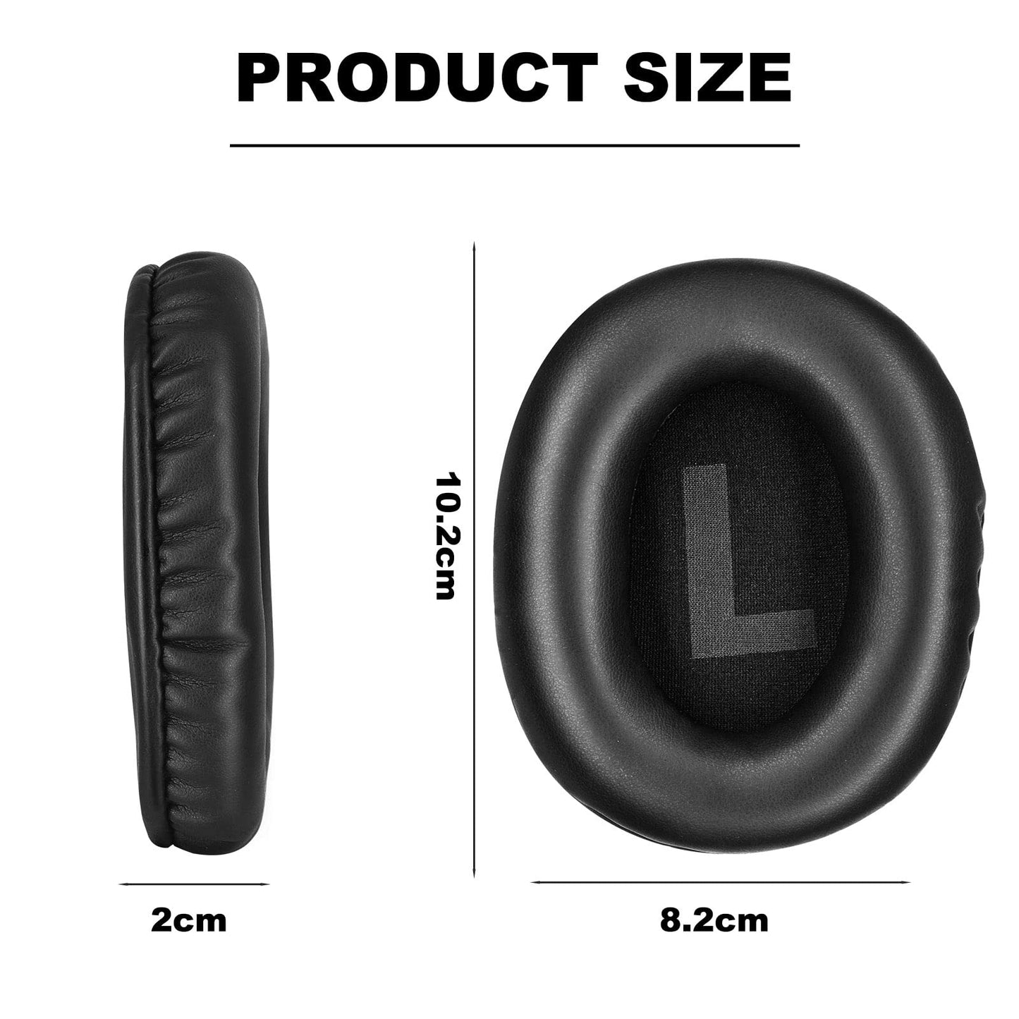 Replacement Earpads for Logitech G Pro/G Pro X Gaming Headset Earpads Earpads for Logitech G Pro/G Pro X Gaming Headset (Leather)