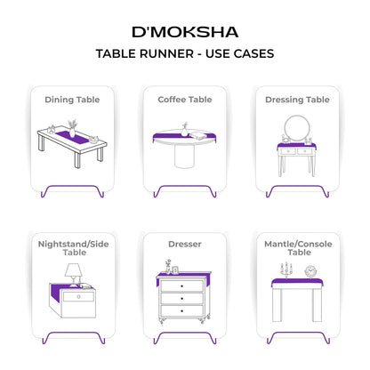 Classic Linen™ by D'Moksha Rust Table Runner 48 Inches, 100% Pure Linen, Coffee Table Runner, 14 x 48 Inch for Dresser Tables- Summer, Father's Day