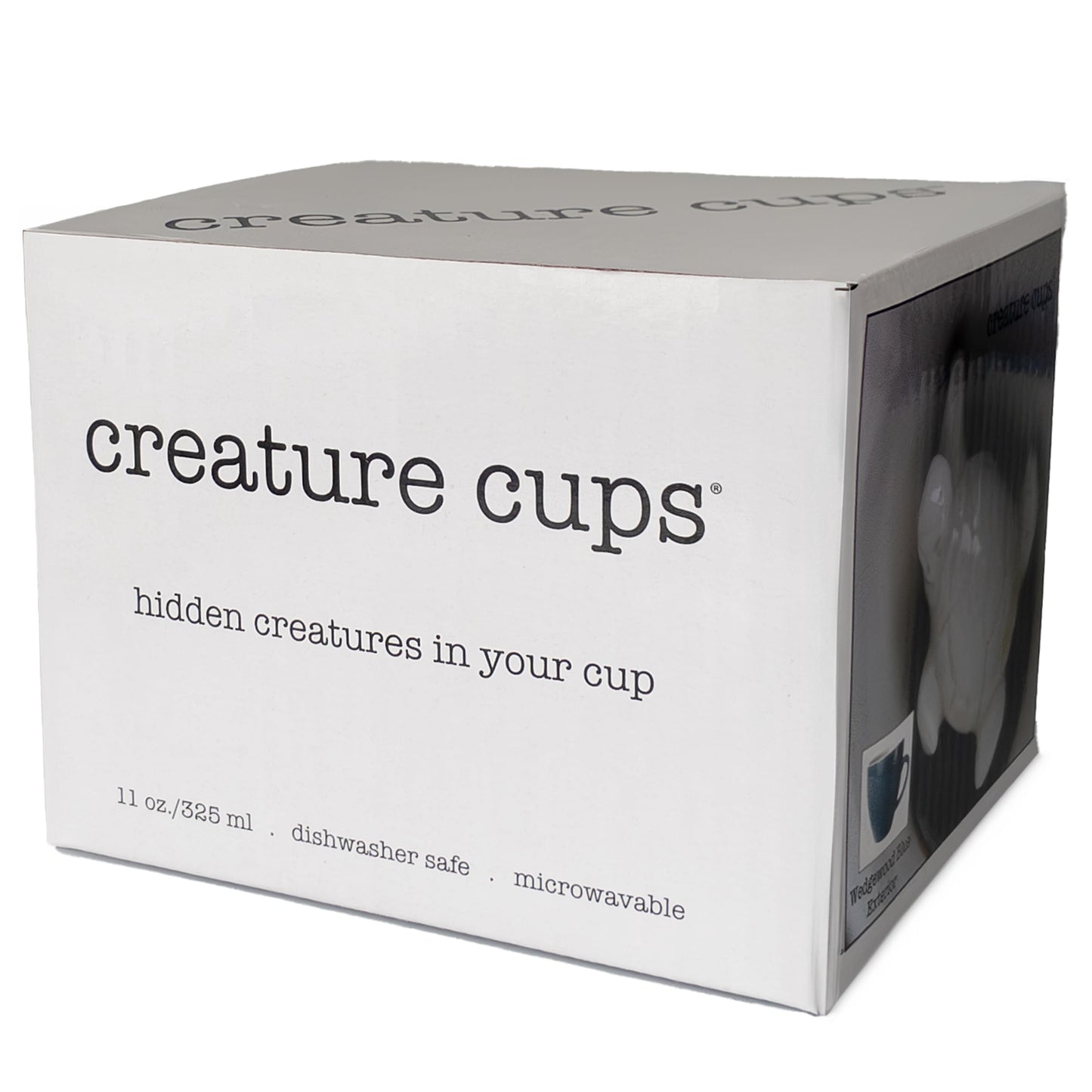 Creature Cups Skull - Ceramic Mug - Hidden 3D Creature Inside, Spooky Horror-Themed Coffee Cup