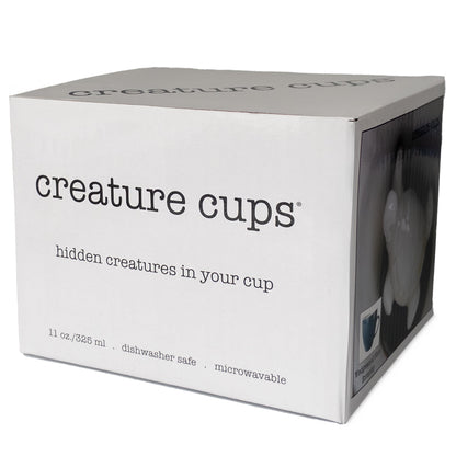 Creature Cups Skull - Ceramic Mug - Hidden 3D Creature Inside, Spooky Horror-Themed Coffee Cup