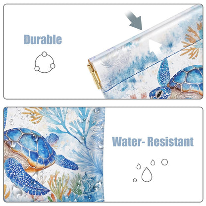 Turtle Coin Pouch Wallet Squeeze Change Purse Small Daisy Flower Leather Mini Coin Purse for Women Coin Pocket