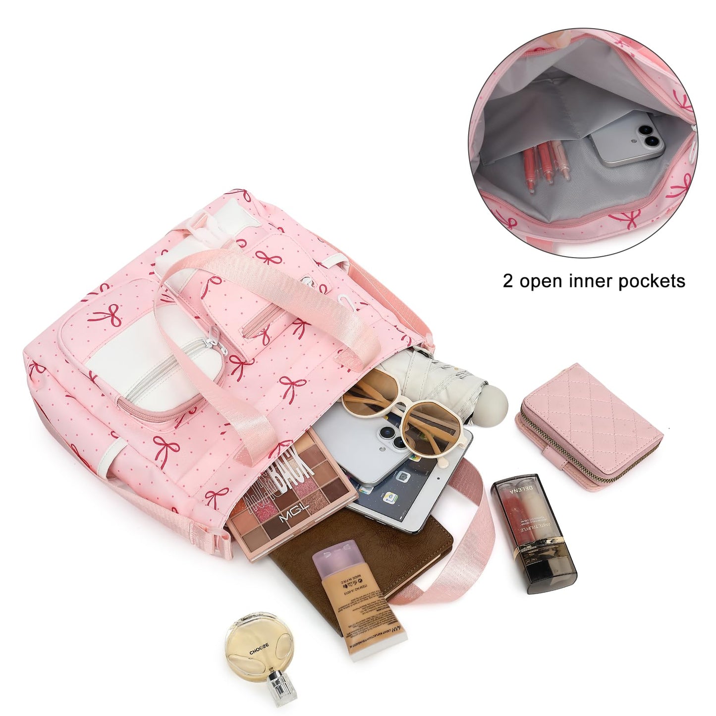 Phaoullzon Kawaii Messenger Bag Cute Purse Girls/Teens Crossbody Tote for Work