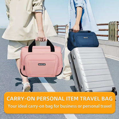 Underseat Carry On Luggage - Lightweight Travel Tote Weekender Bag Overnight Duffle for Travel, Personal Item - Pink-16Inch