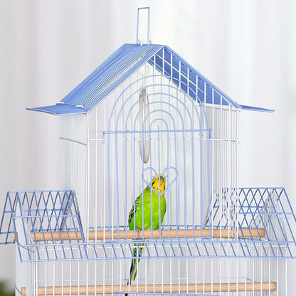 Prevue Hendryx SP1720-2 Shanghai Parakeet Cage, Blue and White