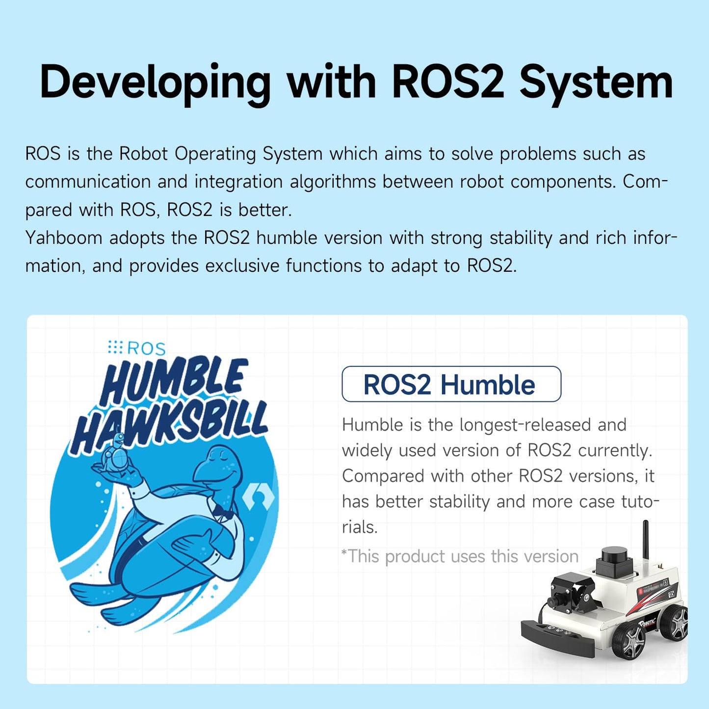 Yahboom Raspberry Pi 5 AI Visual ROS2 Smart Robot Car Kit 2DOF Carmer Autonomous Driving Lidar Stem Education Project for Teen Engineers Students (with Raspberry Pi5-2GB)