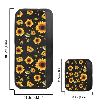ASQVTIFE 6 Pieces Sunflower Refrigerator Handle Covers Hippie Sunflower Decorations Fridge Refrigerator Door Handle Covers for Fridge Microwave Oven Dishwasher Handle Protector