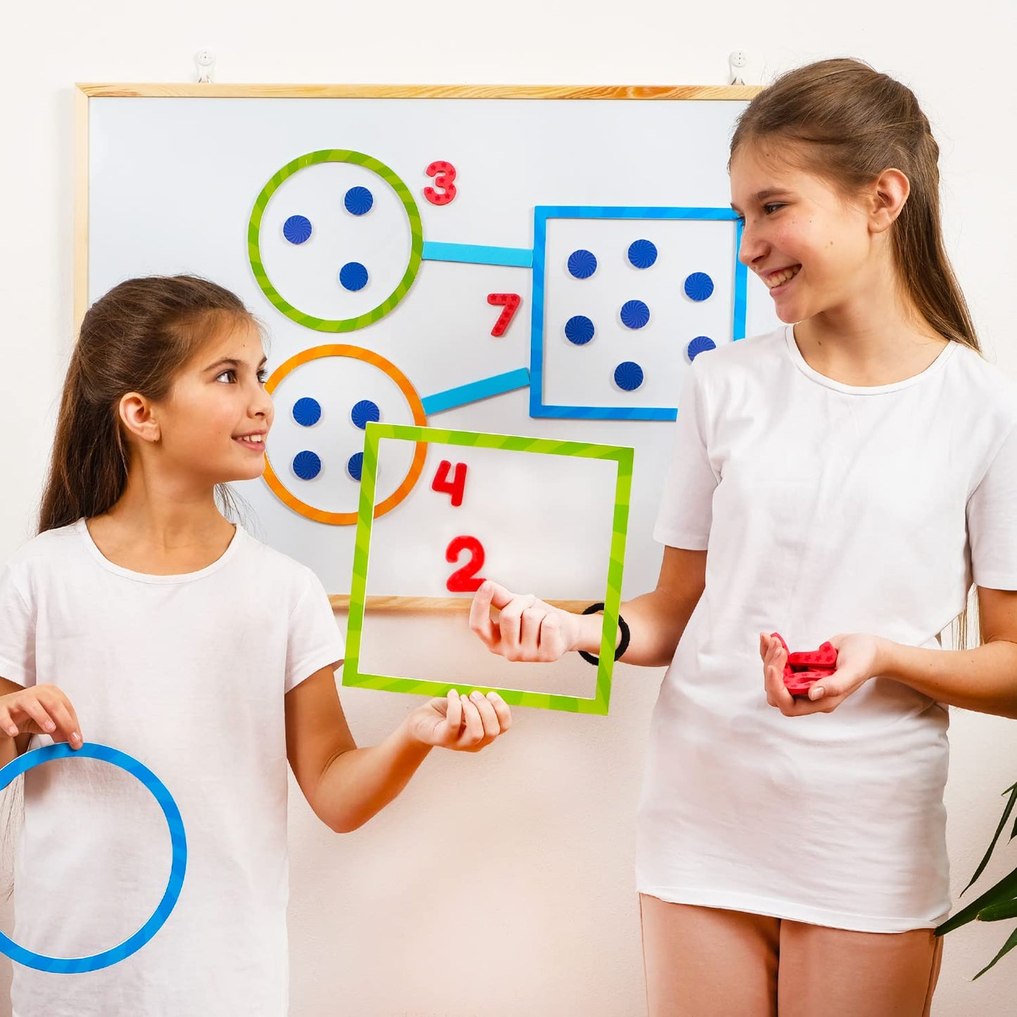 75 PCS Magnetic Number Bonds Set - Magnetic Numbers for Whiteboard, Number Bonds Game, Number Line Magnets, Math Aids Accessories Supplies for Classroom, Kindergarten Math Manipulatives - Simply Magic