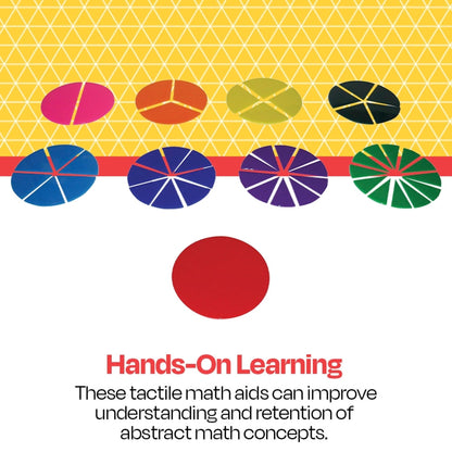 School Smart Fraction Circles, Set of 51