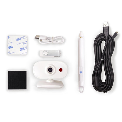 Interactive Whiteboard Converter Kit for Projectors (Windows Only) — Turns Any Wall or Board into a Smart Whiteboard, Ideal for Teaching, Meeting, Classroom