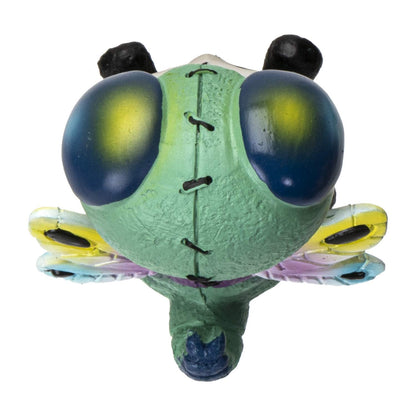 Furrybones Summit Collection Dragonfly Tombo Figurine Decorative Signature Skeleton in Colorful Dragonfly with Cute Wing