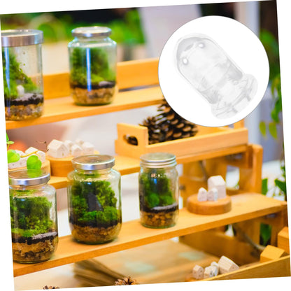HEMOTON Eco Bottle Moss Glass Terrarium Air Plant Holder Hydroponic Vase Micro-Landscape DIY Decor