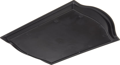 Carlisle FoodService Products 1217BT03 Bistro Plastic Café Tray, 12" X 17", Black