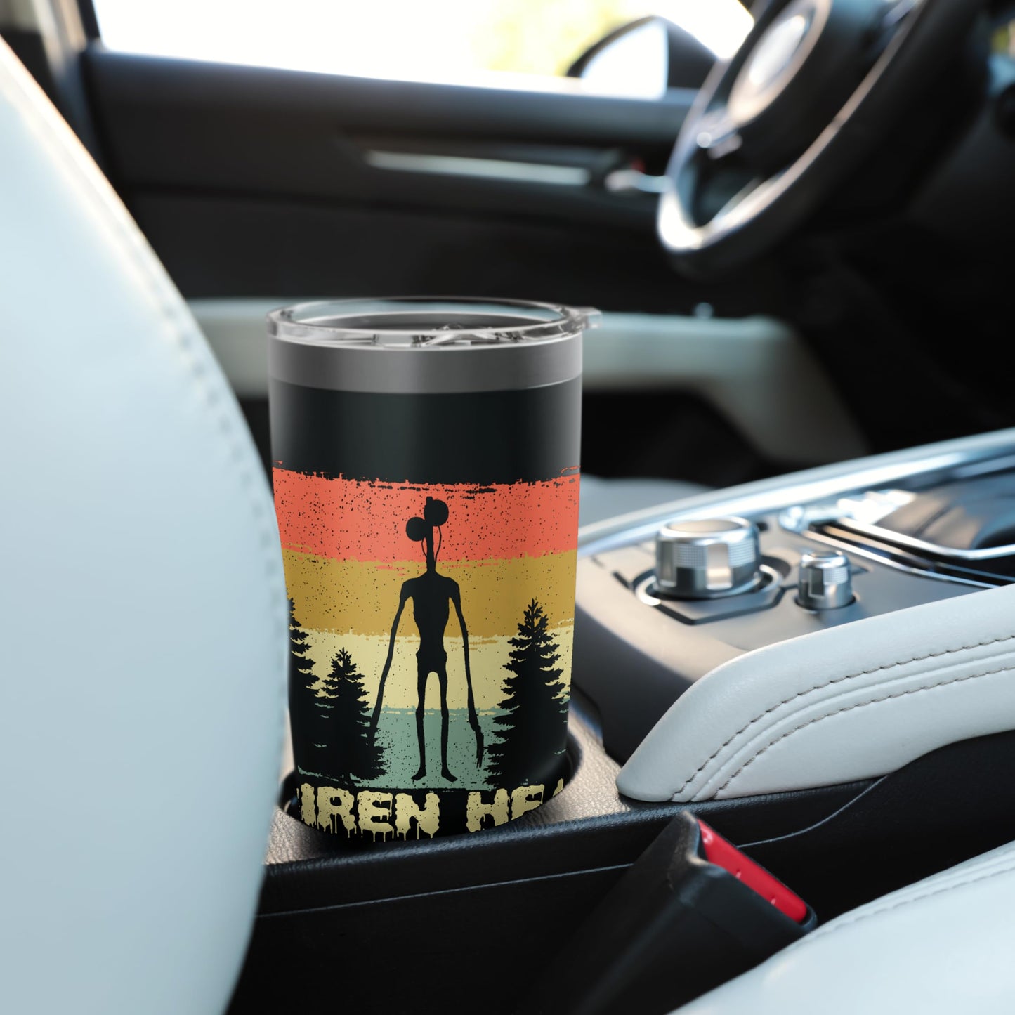 Monster Myth Siren Head Mysterious Creature Creepy Halloween Stainless Steel Insulated Tumbler