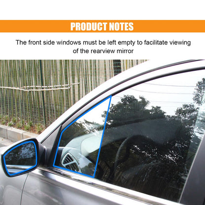 4PCS Car Side Window Sunshade, Block UV Rays Car Privacy Protector, Reuseable Static Cling Film Stickers, Washable Car Window Shade for Baby, Window Tint for Most Vehicles
