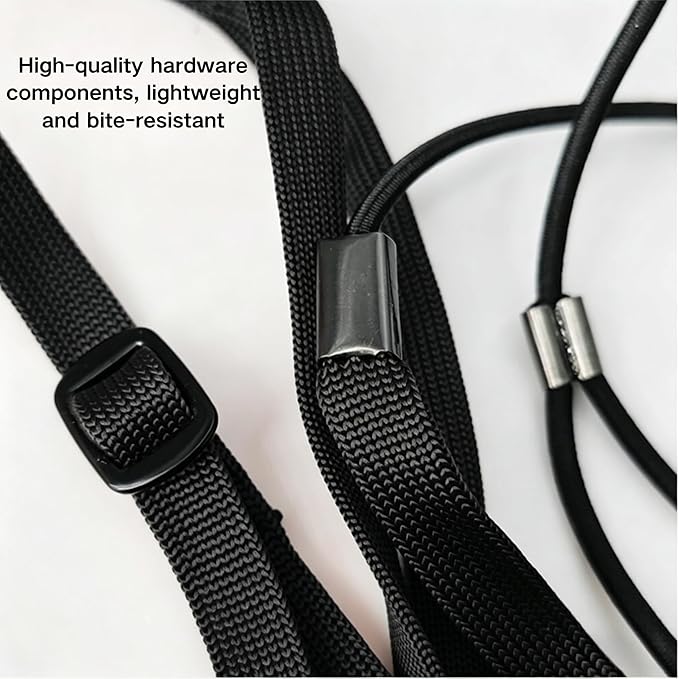 Adjustable Bird Harness and Leash for Parrots Outdoor Flight Training Anti-Bite Light Weight Easy-to-Wear Bird Vest with 59 Inch Elastic Leash for Quaker Conure African Grey Macaw Cockatoo (S)