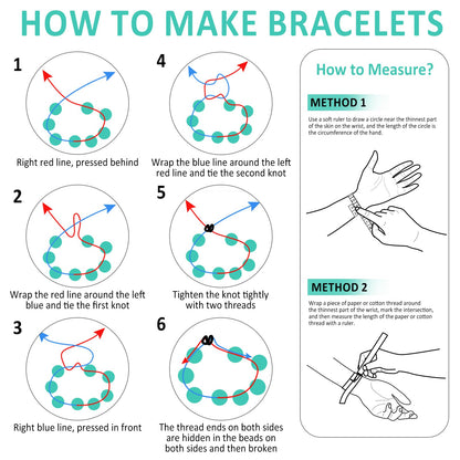10MM Lake Blue Glass Beads Natural Gemstone Round Loose Stone Beads for Jewelry and Bracelets Making 72pcs 2 Strands 32"