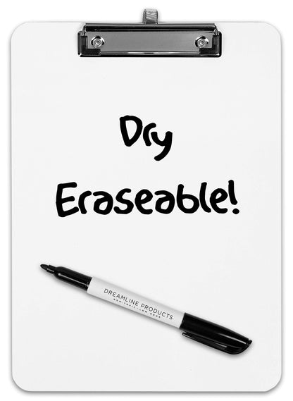 Dry Erase Clipboard Set (12pc) with White Board Markers - Small Dry Erase Clipboards for Classroom, To-Do Lists - 12 Markers Included!