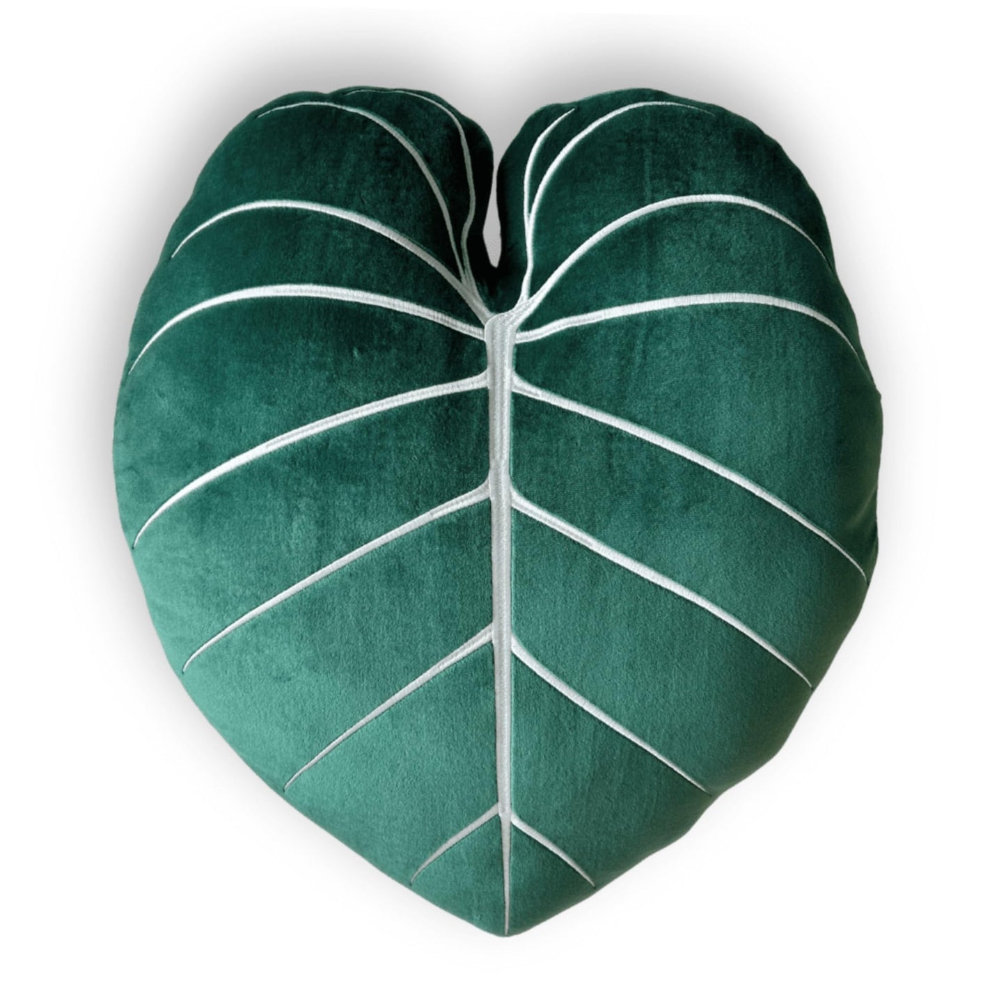 Green Philosophy Co. Monstera Leaf Pillow - Mossy Earth - Large Soft Plant-Shaped Plush Cushion for Couch, Bed, or Reading Nook - Cute & Unique Nature-Inspired Decor Super Soft & Cuddly Throw Pillow