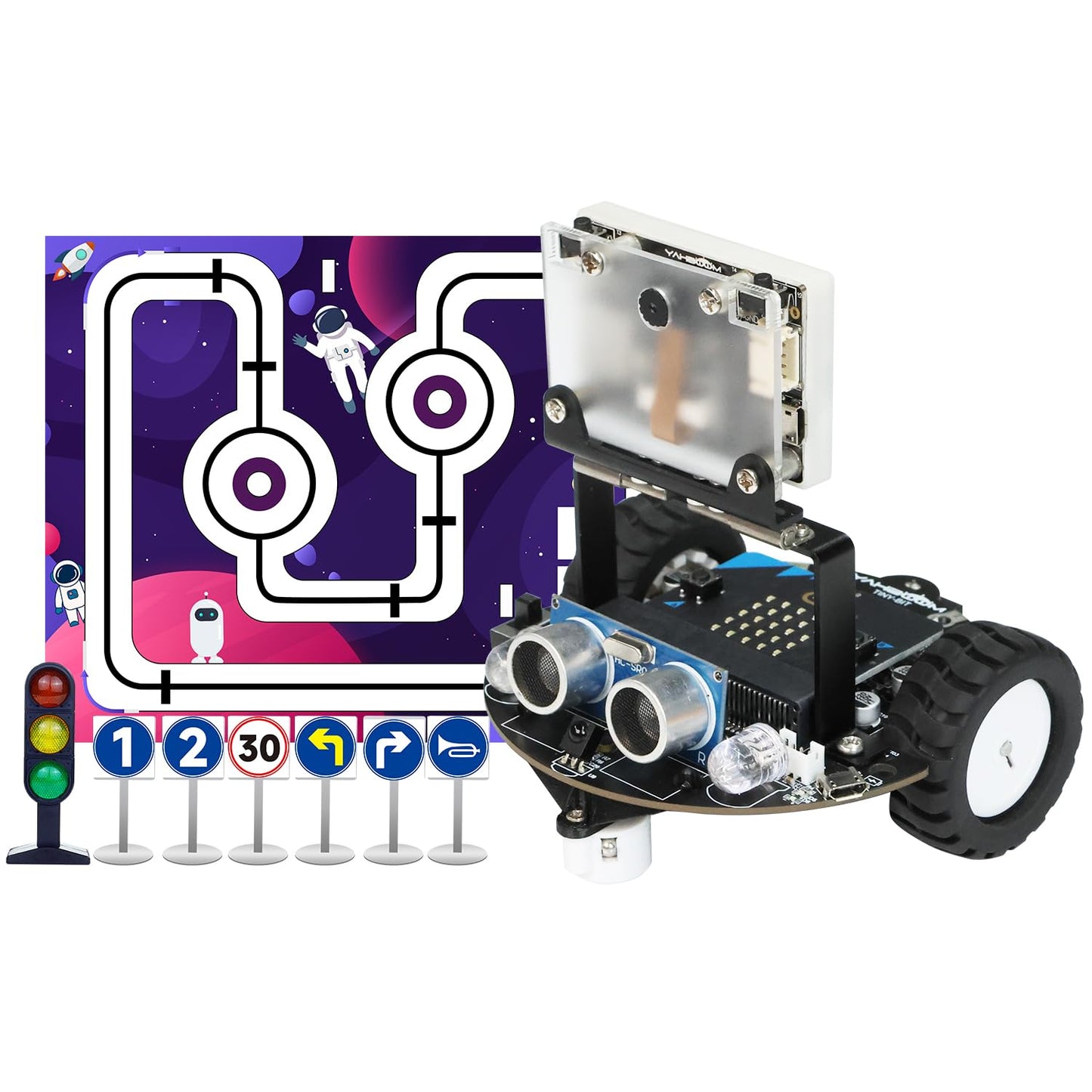Yahboom Robot Car Adopts MakeCode Graphical Programming, K210 Module Adopts MicroPython Programming