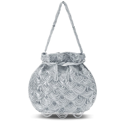Aheli Potli Bags Gift for Women Evening Bag Clutch Ethnic Bride Purse with Drawstring