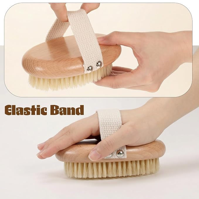 Professional Dog Brush Boar Bristle, Pet Palm Brush For Short Haired Dogs, Flea Comb Cat Brushes For Indoor Cats, Soft Bristle Pet Brushes, Non-Slip Grip, Gentle Grooming For Cats Dogs