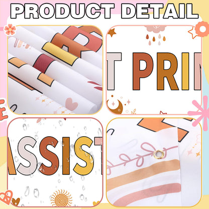 Fanfanwin 3 Pcs Happy Assistant Principal Week Banner Set Principal Appreciation Sign Banner We Appreciate Thank You Party Supplies Decorations for Men Women Education Workers