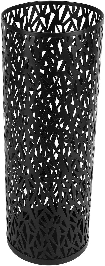 Semme Round Metal Umbrella Holder, and Watertight, Modern Design, Stable for Entryway, Office, Home Use (L)