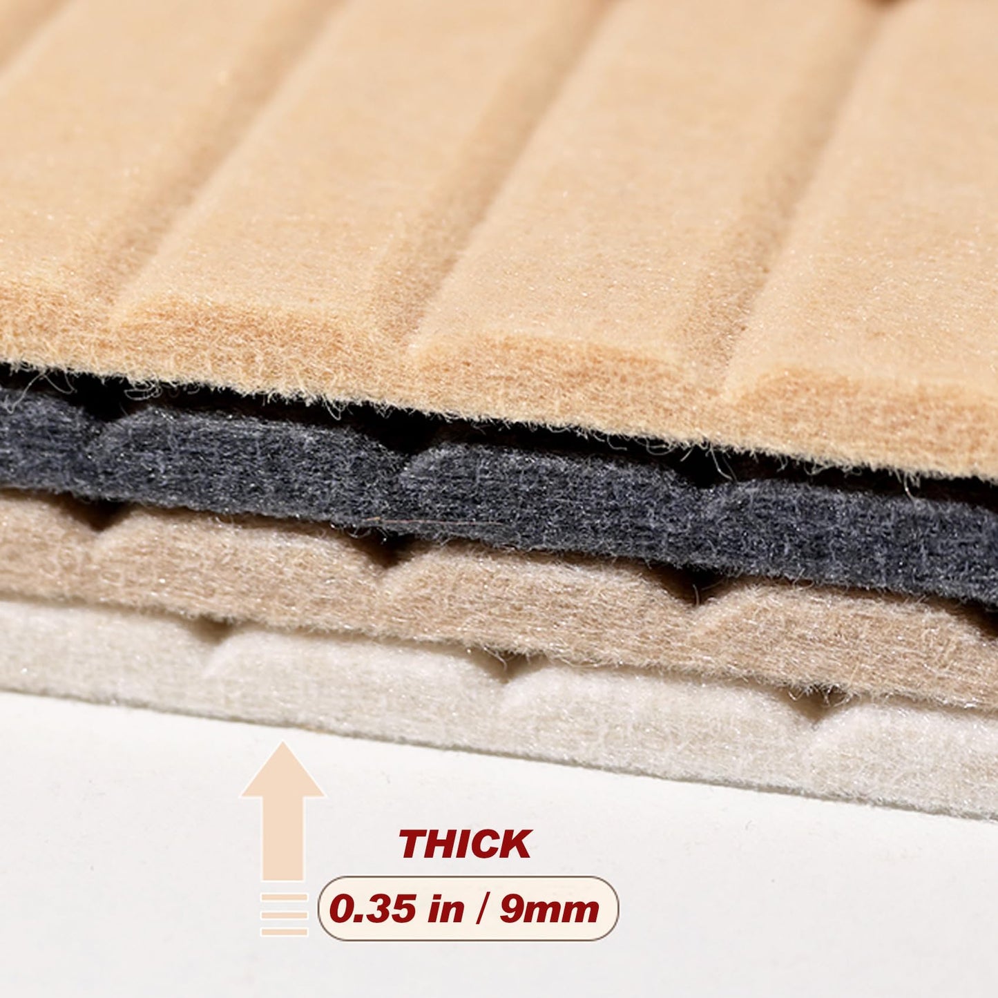 Large Felt Wall Tiles Cork Boards for Office Cubicle, 47"x35" Felt Photos Board Bulletin Tiles Pin Board for Walls Home Decor, Noise Reduction Boards Panels for Notes Memos, 12-Pack, Pink