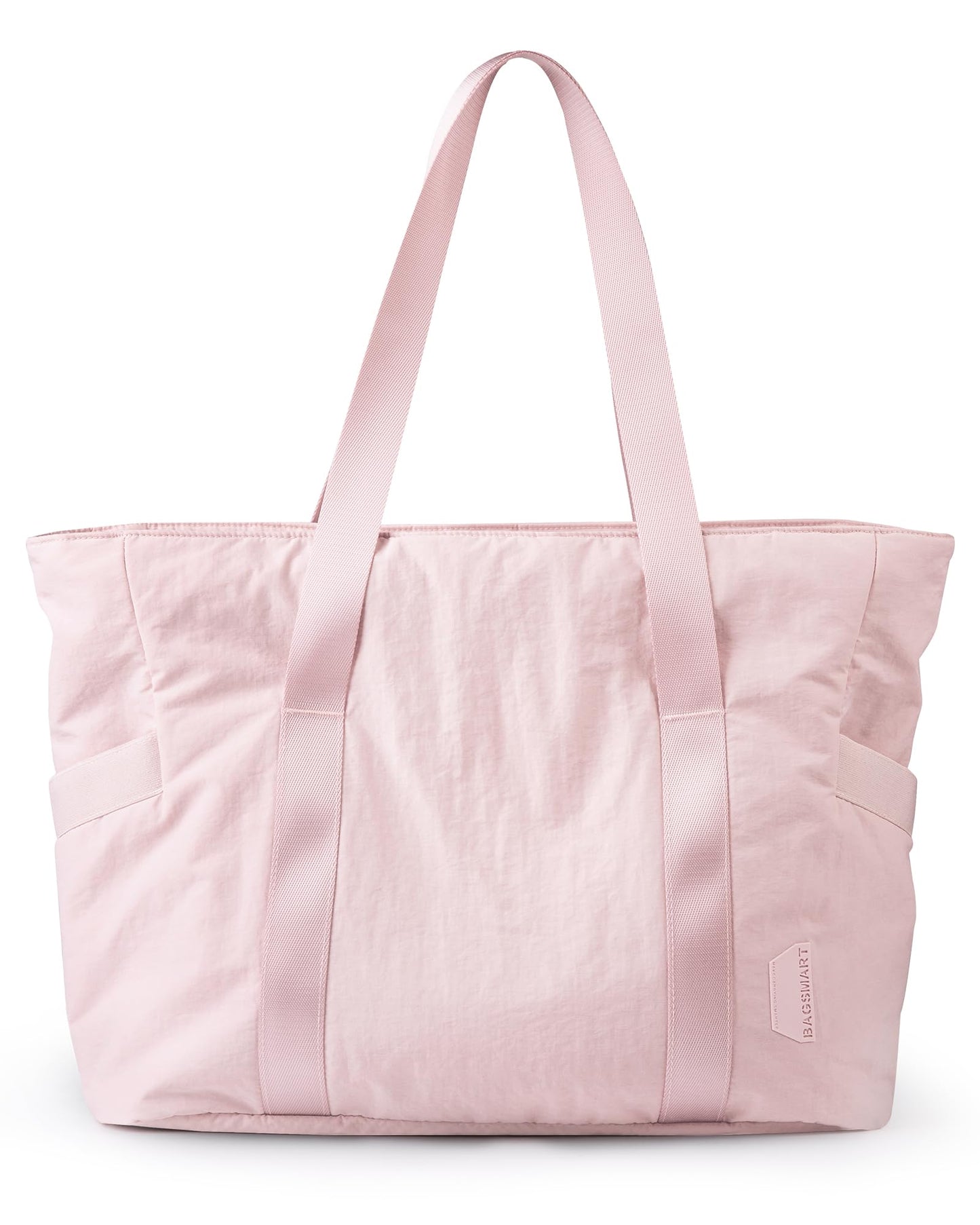 BAGSMART Tote Bag for Women with Zipper, Gym tote with Compartments, Work Tote Nurse Dance Yoga Bag for Travel